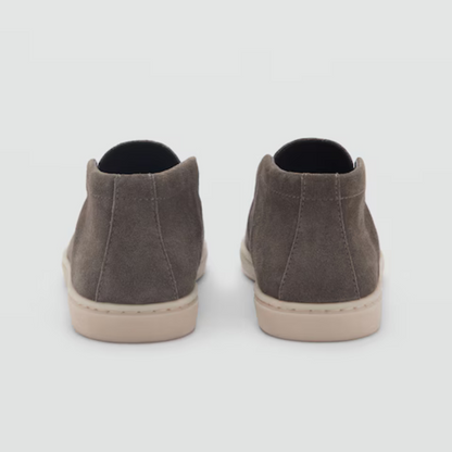 Mocassins Feitos à Mão em Pele de Camurça para Homen