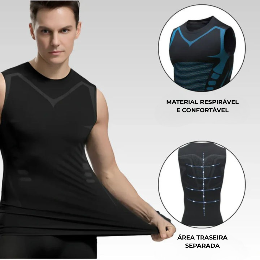 Camisola Adelgaçante para um Homem mais Esbelto