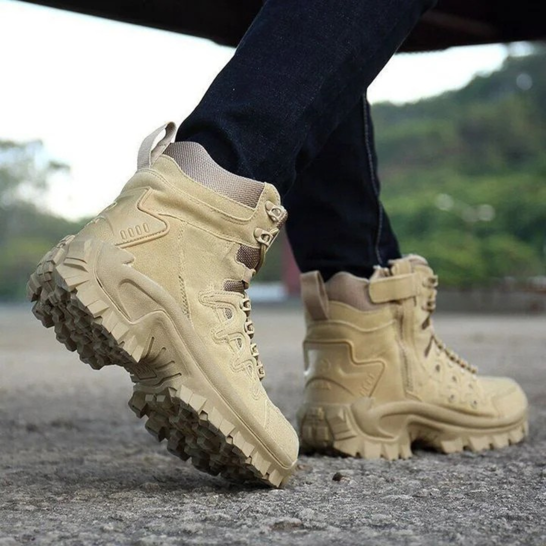 Botas à Prova de Água com Sola Antiderrapante e Proteção Reforçada para Homem