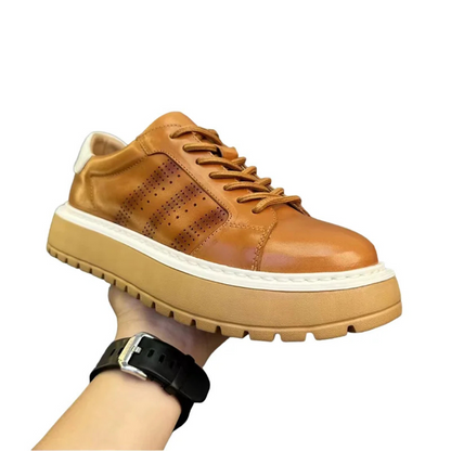 Sapatos masculinos com estilo urbano e sola ergonómica