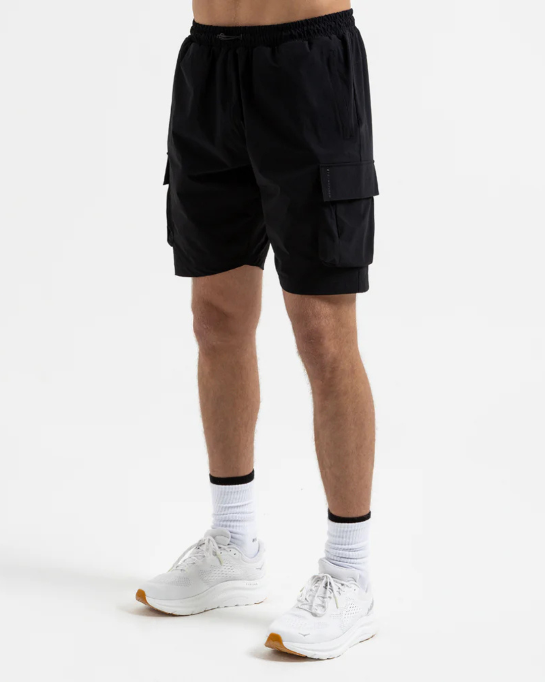 Calção Cargo Masculino Estilo Urbano em Preto