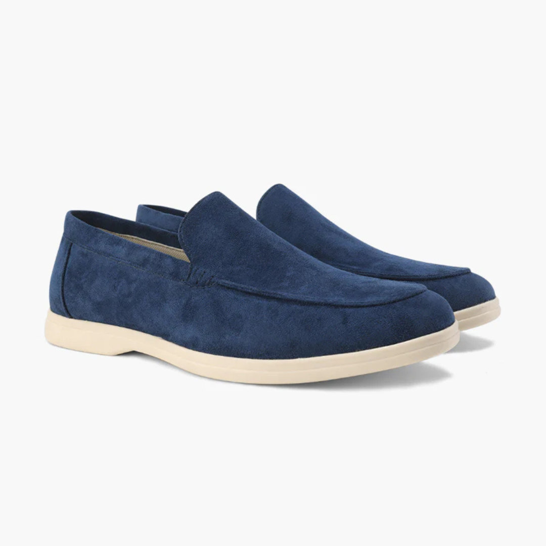 Mocassins em Camurça com Acabamento Elegante e Estilo Moderno para Homen