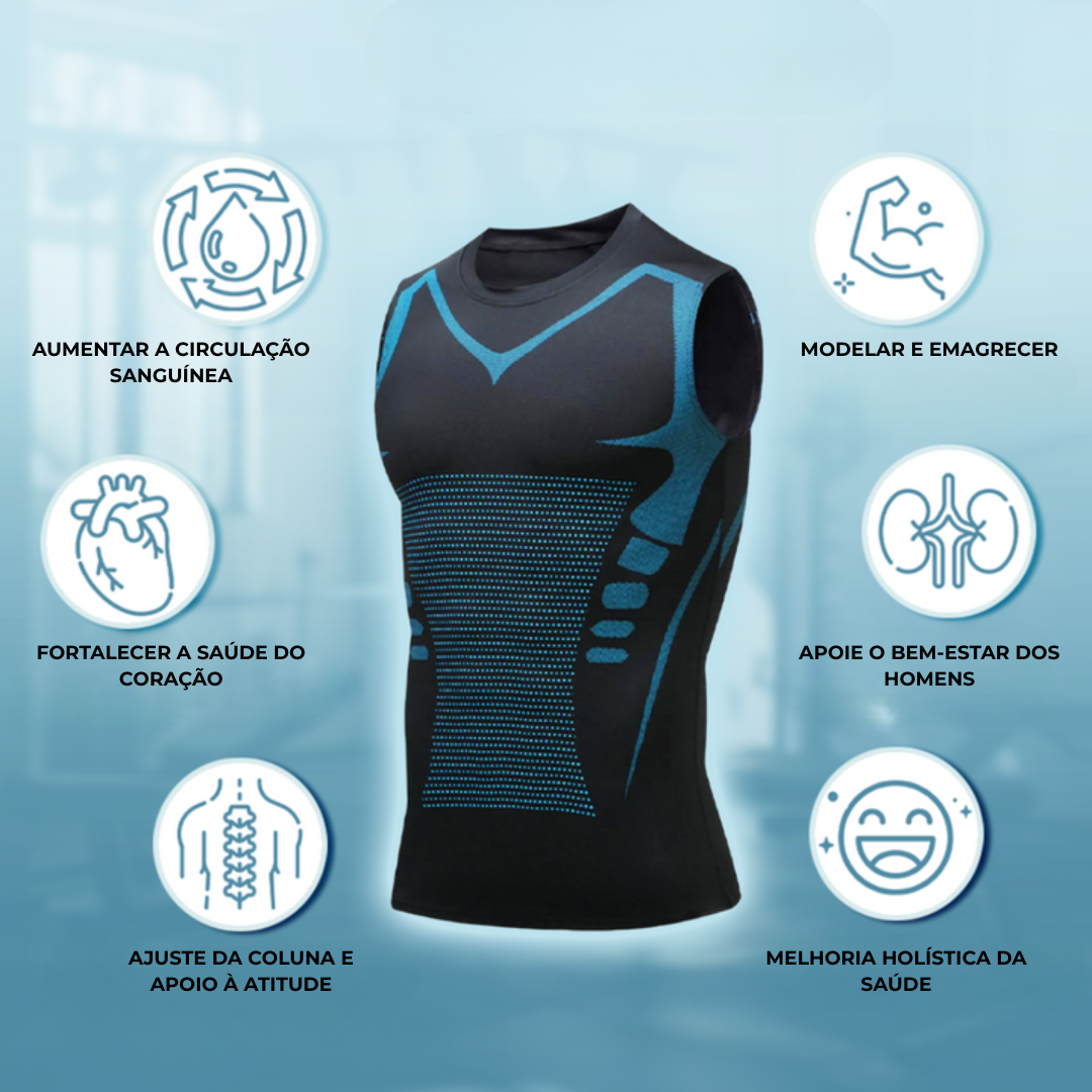 Camisola Adelgaçante para um Homem mais Esbelto