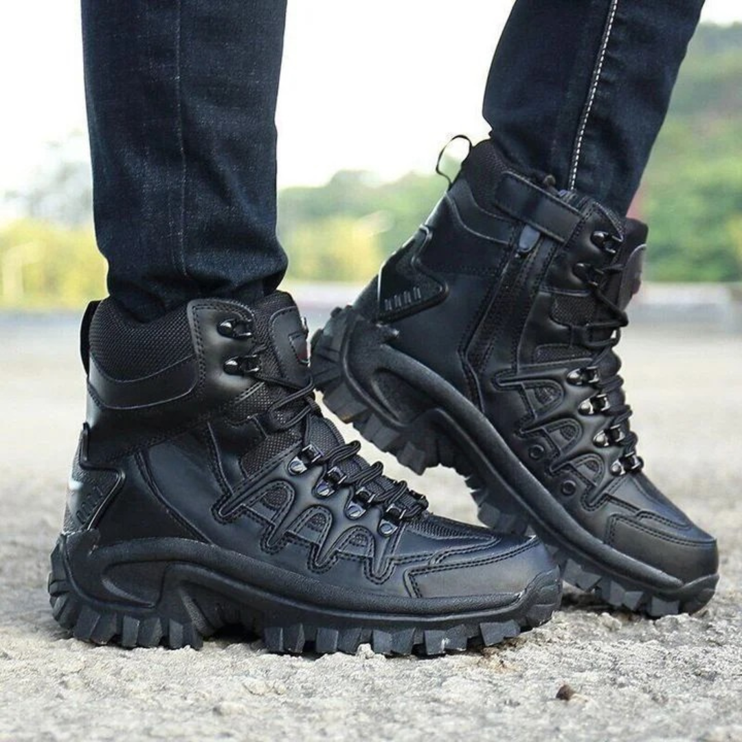 Botas à Prova de Água com Sola Antiderrapante e Proteção Reforçada para Homem