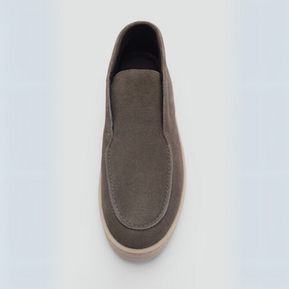 Mocassins Feitos à Mão em Pele de Camurça para Homen