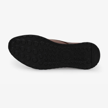 Sapatos de Couro com Sola Desportiva e Fivela Elegante para Homen