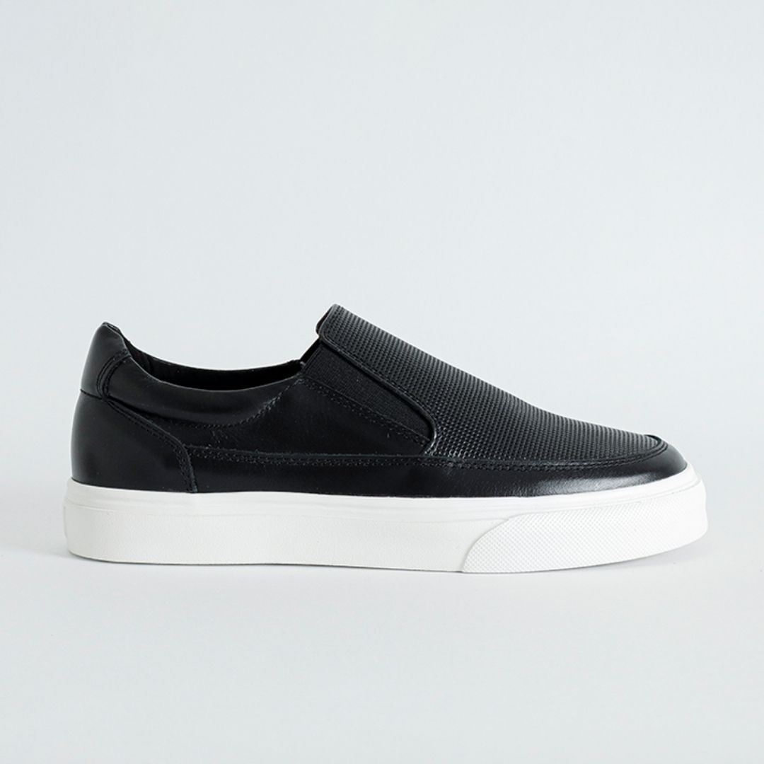 Sapatos mocassim de couro para homem com sola antiderrapante
