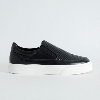 Sapatos mocassim de couro para homem com sola antiderrapante