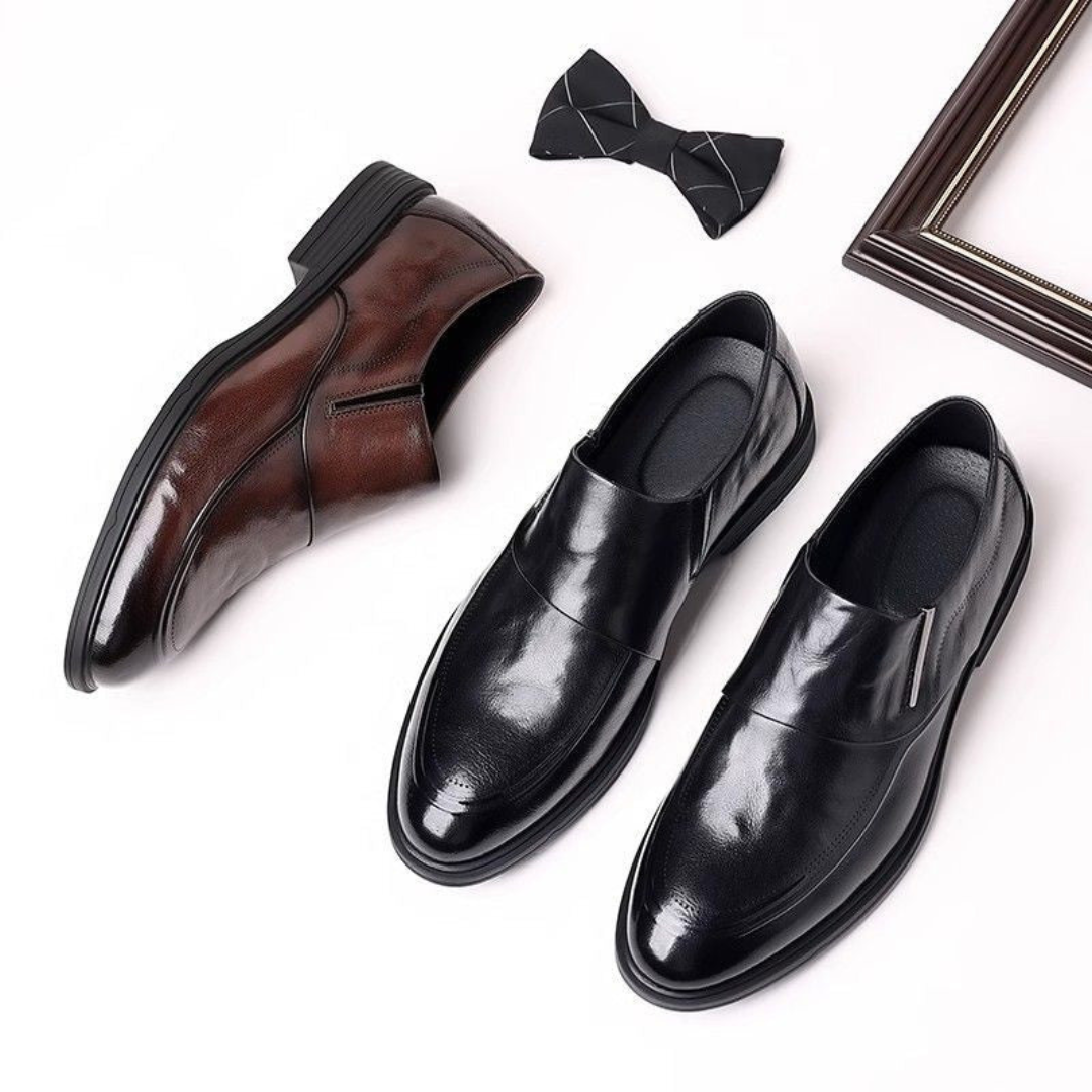 Sapatos de Couro de Luxo Feitos à Mão para Homem.