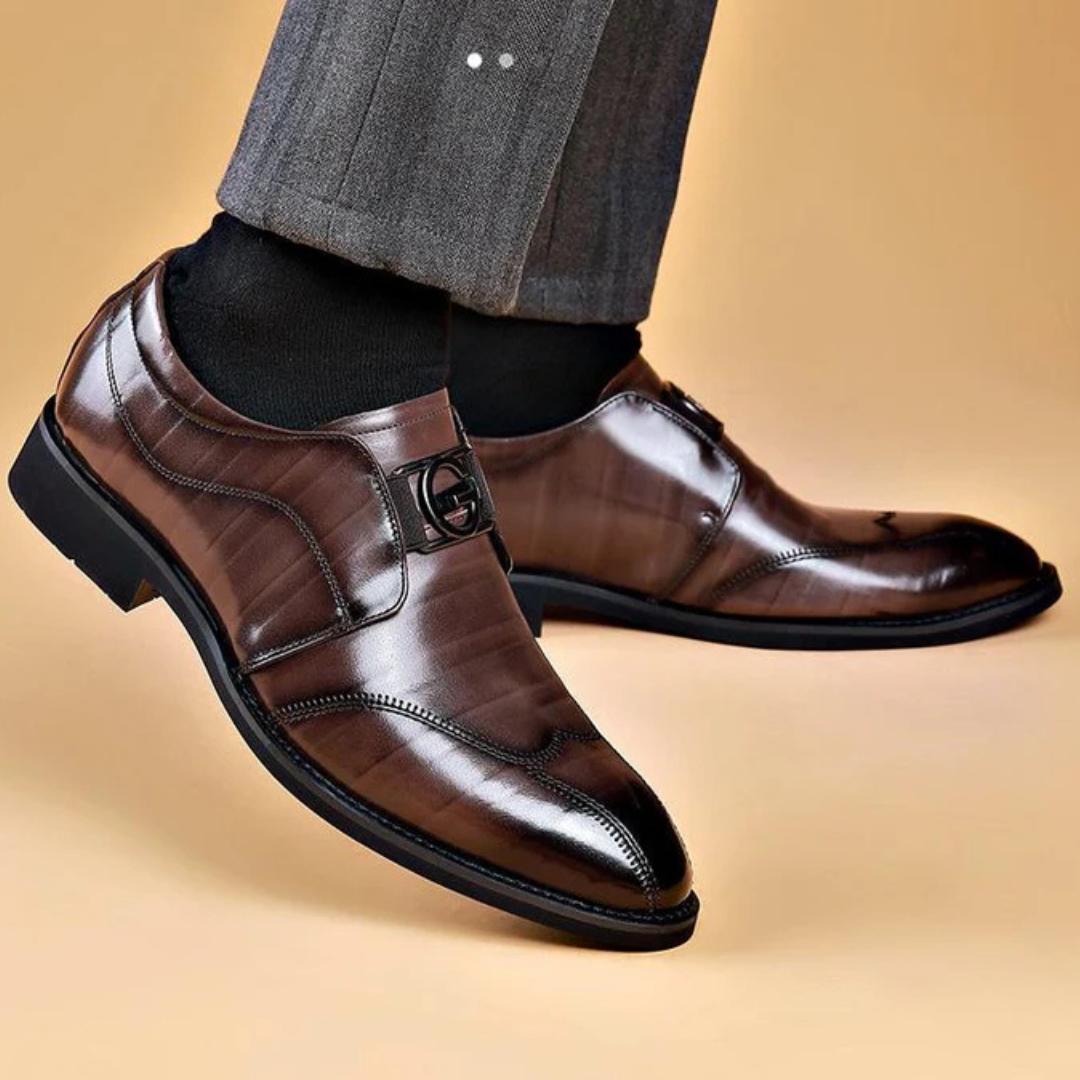 Sapatos Formais de Couro Genuíno de Alta Qualidade para Homem®