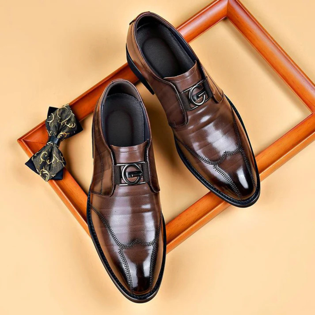 Sapatos Formais de Couro Genuíno de Alta Qualidade para Homem®