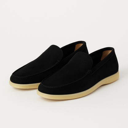 Mocassins ortopédicos para homem com design clássico e sola antiderrapante