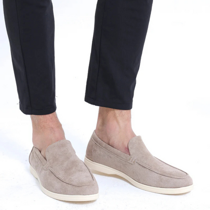 Mocassins em Camurça com Acabamento Elegante e Estilo Moderno para Homen